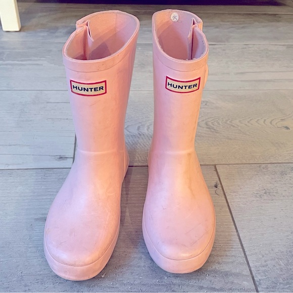 Hunter Shoes Girls Hunter Bubblegum Pink Rain Boots Size 2 Poshmark